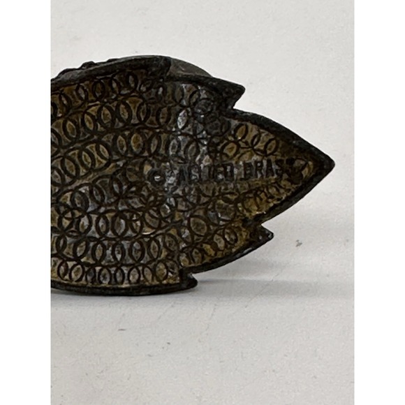 Vintage Allied Brass Snail Letter Holder Solid Brass Desk Decor Paperweight - Picture 8 of 10